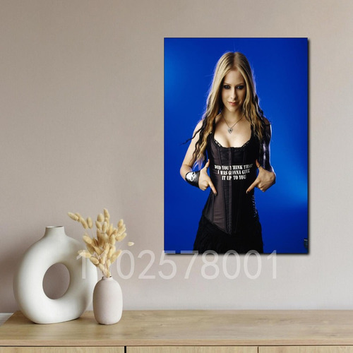 Cuadro Canvas Personalizado 35x50cm  Avril Lavigne Poster