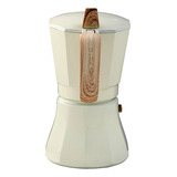 Cafetera Italiana Induccion Oroley Petra Cream 9 Tazas Color Blanco