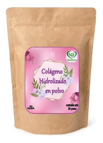 Colágeno Hidrolizado En Polvo250g Para 50 Días Piel/artrosis