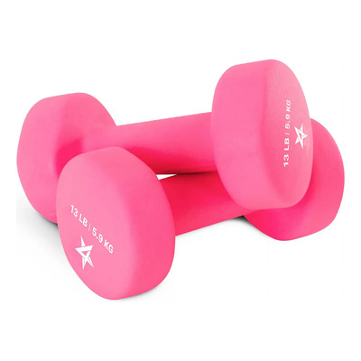 Mancuernas Hexagonales De Neopreno Yes4all, 6 Kg (13 Libras)