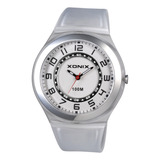 Reloj Xonix Unisex Caucho Gris Deporte Sumerbible Rw-004