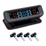 4 Sensores De Presión+ Monitor Gadnic Tpms Digital Solar Usb