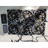 Kit Cooler 6x Fans 120mm Rgb Rise  + 1 Controladora