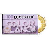 Luces Blanco Cálido Por 100 Luz Led Para Balcón  Decoración 