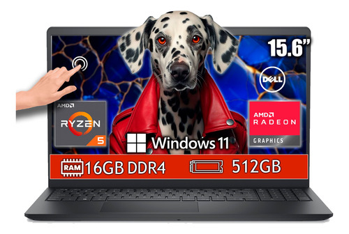 Laptop Dell Inspiron 15 3535 Ryzen 5 512gb 16gb Ram Touch