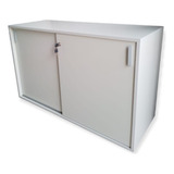 Mueble Biblioteca 120x35x75h C/est Y Cerrad Pta/corrediza/c