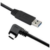 Cable Corto Usb Tipo C De 90 Grados Pngknyocn, Usb 3.0 (t...