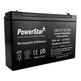 Powerstar Gp672 6v 7.2ah Batería Sla Para Luces De Emergenci