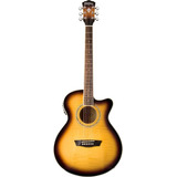 Guitarra Electroacustica Washburn Ea15 Atb Sunburst 