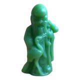 Figura Antigua De Jade, Dios Chino De La Fortuna