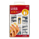 Uñas Glue-on Kiss - Kit Para Pintar Medium 100 Unidades