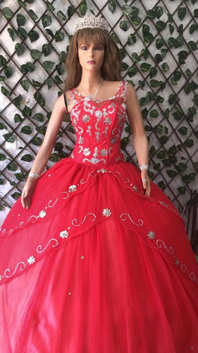 Hermoso Vestido De 15 Coral