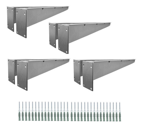 Suporte Reforçado 50cm Pia Mármore Balcão 8un Bancada Mão Fr