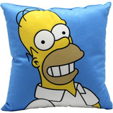Almofada Fibra Veludo Temática Homer Simpson