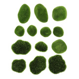 Piedra Artificial Green Decor, Musgo Y Hierba, 13 Unidades