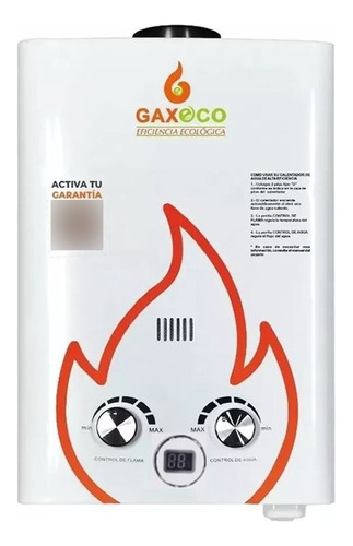 Calentador De Agua Instantaneo Gas Lp Boiler De Paso Gaxeco