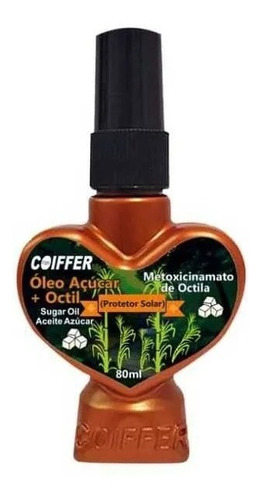 Óleo De Açúcar Coiffer Para Cabelos Emborrachados 80ml