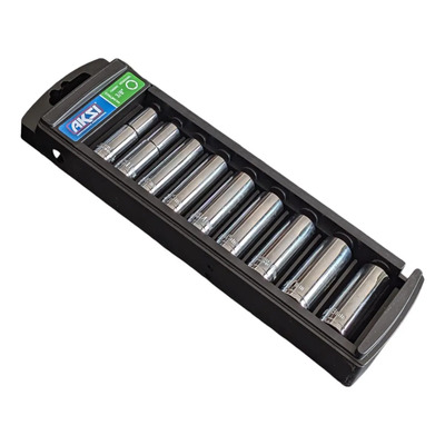 Juego De Dados Cuadro 3/8' 9 Piezas 127612 Aksi
