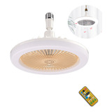 Luz De Teto Com Ventilador Oscilante, E27, 30w Bivolt 25cm