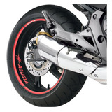 Adesivo Friso Refletivo Para Roda  Mv Agusta F3 675 Vermelho