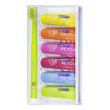 6 Pastas Curaprox Be You 10 Ml+ 1 Cepillo 5460