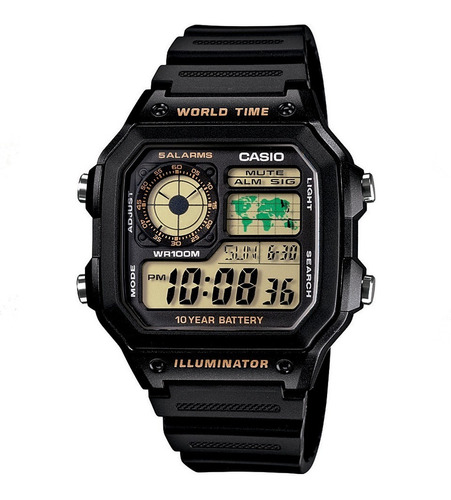 Reloj Casio Ae-1200wh Hombre Illuminator Impacto Online