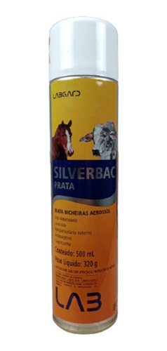 Silverbac Prata Mata Bicheiras Aerossol 500ml - Labgard