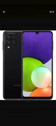 Samsung A22 Negro