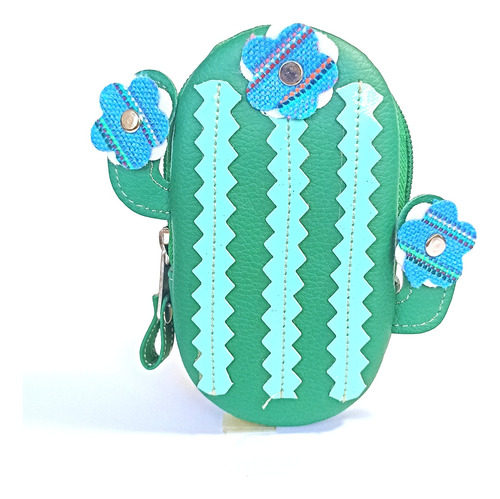 Monedero En Forma De Cactus Kawaii 