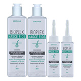 Kit Bioplex Nasce Fios 2 Shampoo 300ml + 2 Tonicos 60ml