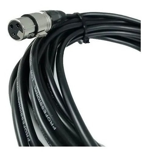 Cable Soundking Canon Xlr 3 Metros Negro Soundking Microfono