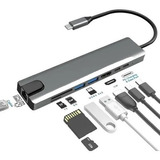 Hub Adaptador Multipuerto Usb 3.0 Hdmi Rj45 Ethernet Gigabit