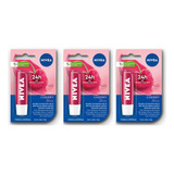 Pack X3 Nivea Protector Labial Humectante Cherry Shine