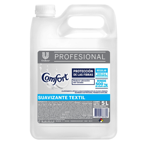 Suavizante Comfort Profesional Classic En Botella 5 L