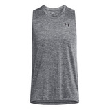 Polera Sin Mangas Ua Tech Gris Para Hombre Under Armour