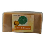 Jabon Facial Artesanal Curcuma Antioxidante Piel Brillante 