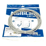 Kit10 Patch Cord Furukawa Multilan Cinza Cat5e 2.0m 35103903