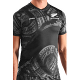 Camiseta Rugby Imago Stretch Maori Reforzada Match