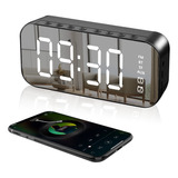 Reloj Despertador Digital Bocina Bluetooth Y Radio Fm