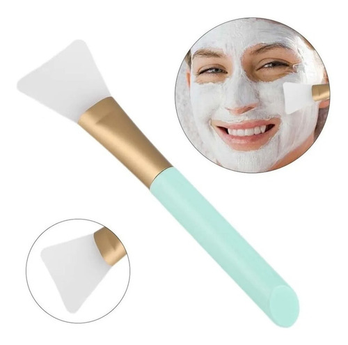 5 Pinceles Faciales De Silicona Aplica Mascarillas Cremas 