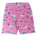 Short Feminino Infantil De Tecido Cotton Conforto Hering C/5