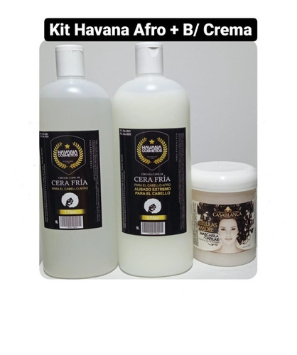 Kit Alisado Havana Afro+b/crema - g a $25
