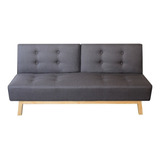 Sofa Cama Margarita - Madera Y Tapiz