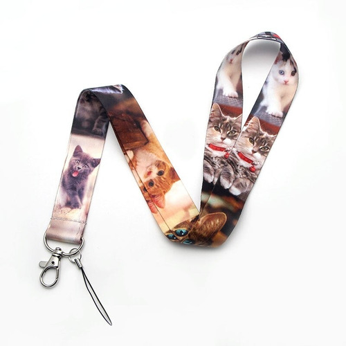 Lanyard Cordon Portagafete Correa Cinta Llavero Kawaii 