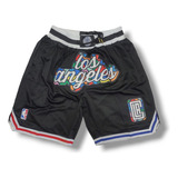 Short Basquet Nba Just Don L.a Black