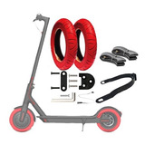 Kit Ruedas 10 Pulgadas Rojo Scooter Xiaomi M365 & Otros