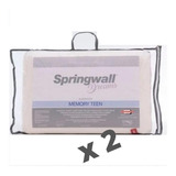 Almohada Viscoelástica Inteligente Springawall Pack X 2 