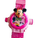 Minnie Mouse Reloj Proyector Infantil Juguetería Niñas