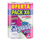 Papel Higienico Elegante Aloe Vera 30 Mts X 6 Un Blanco