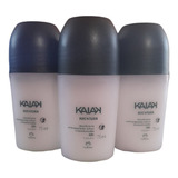 Pack 3 Desodorante Roll On Kaiak Aventura Natura Para Hombre